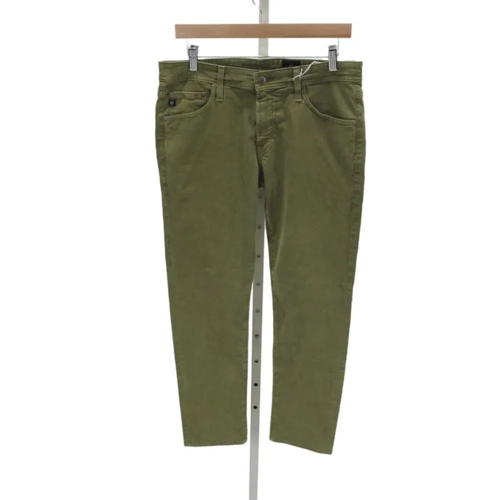 AG Adriano Goldschmied Mens Chinos Green Size 32